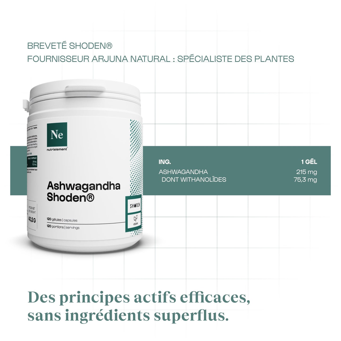 Ashwagandha Shoden® | 35% de withanolides