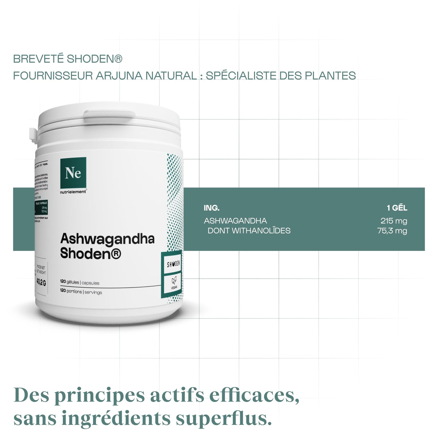 Ashwagandha Shoden® | 35% de withanolides