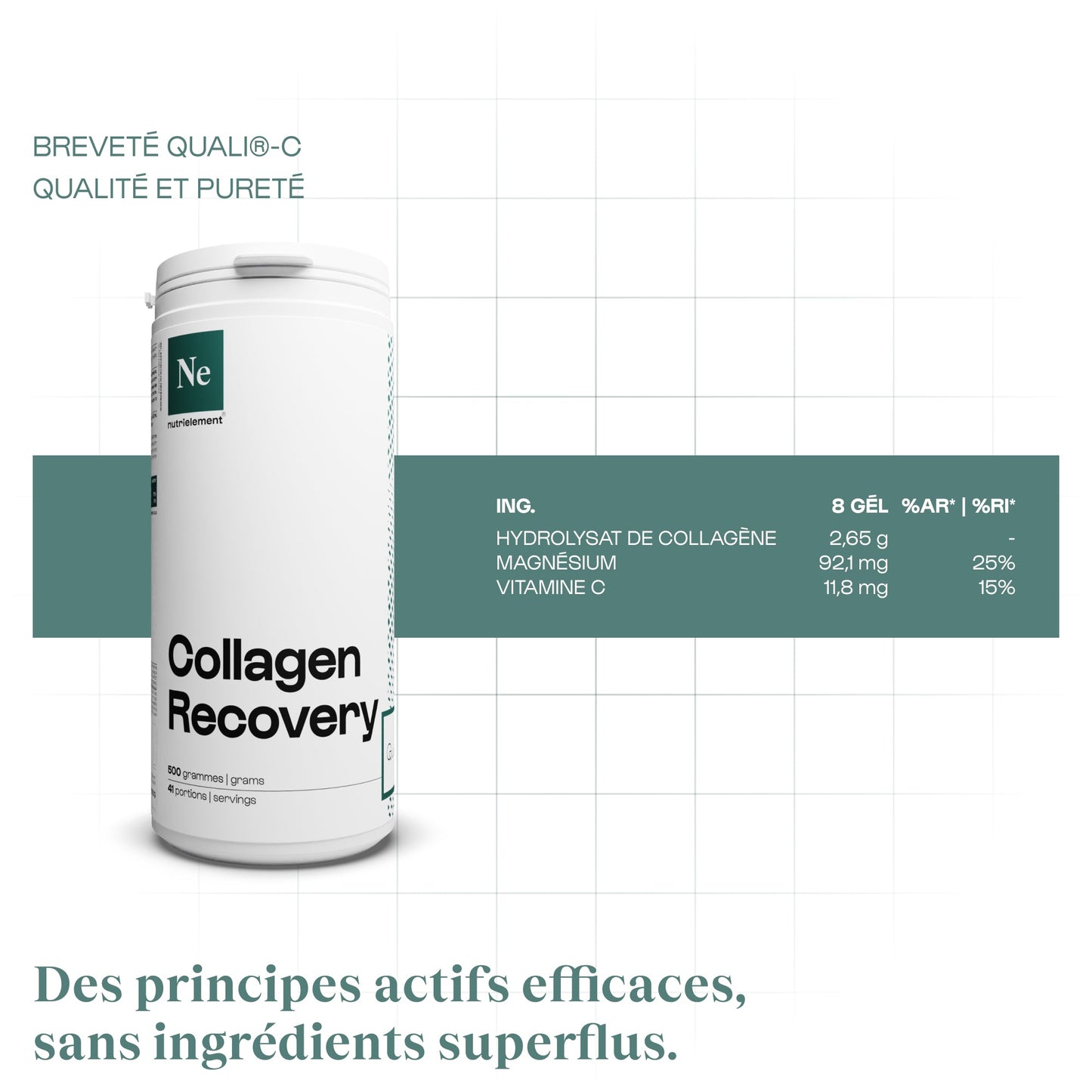 Collagen recovery en poudre