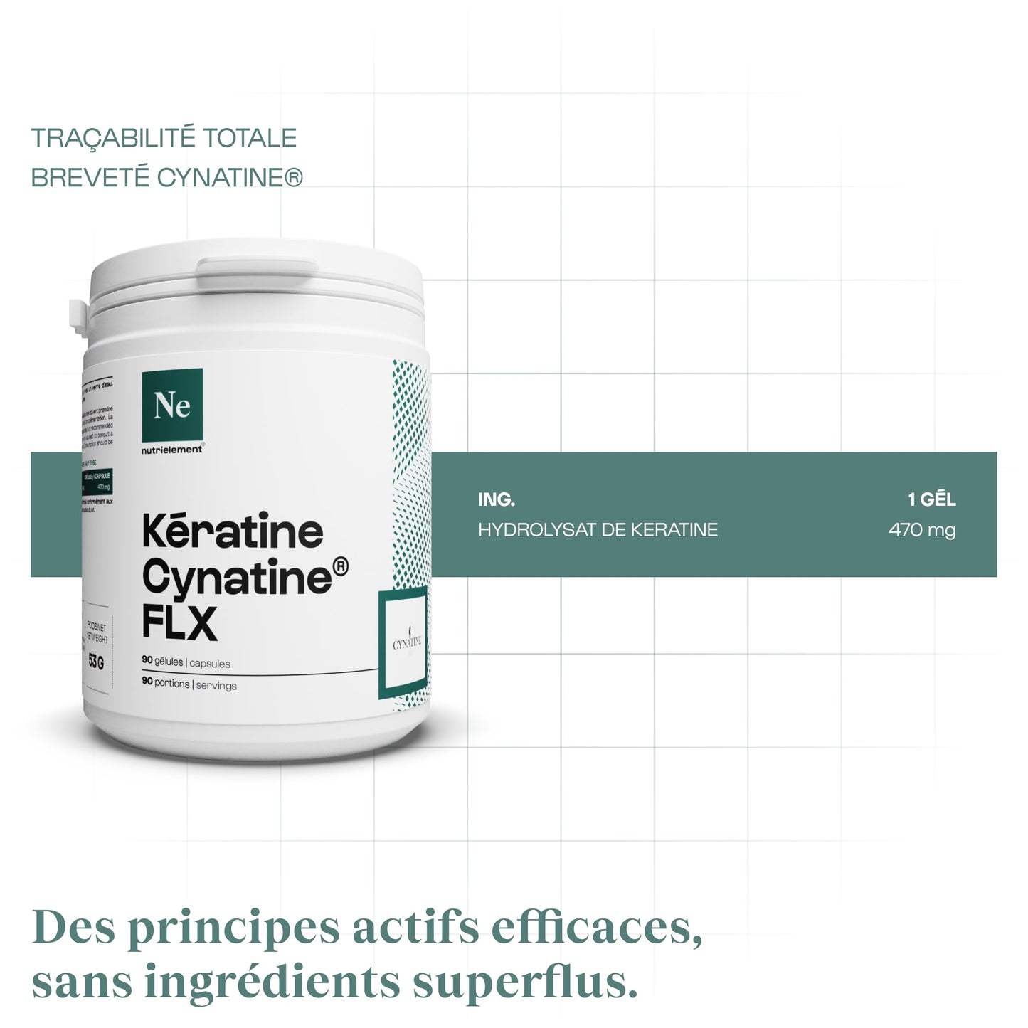 Kératine (Cynatine® - FLX) en gélules