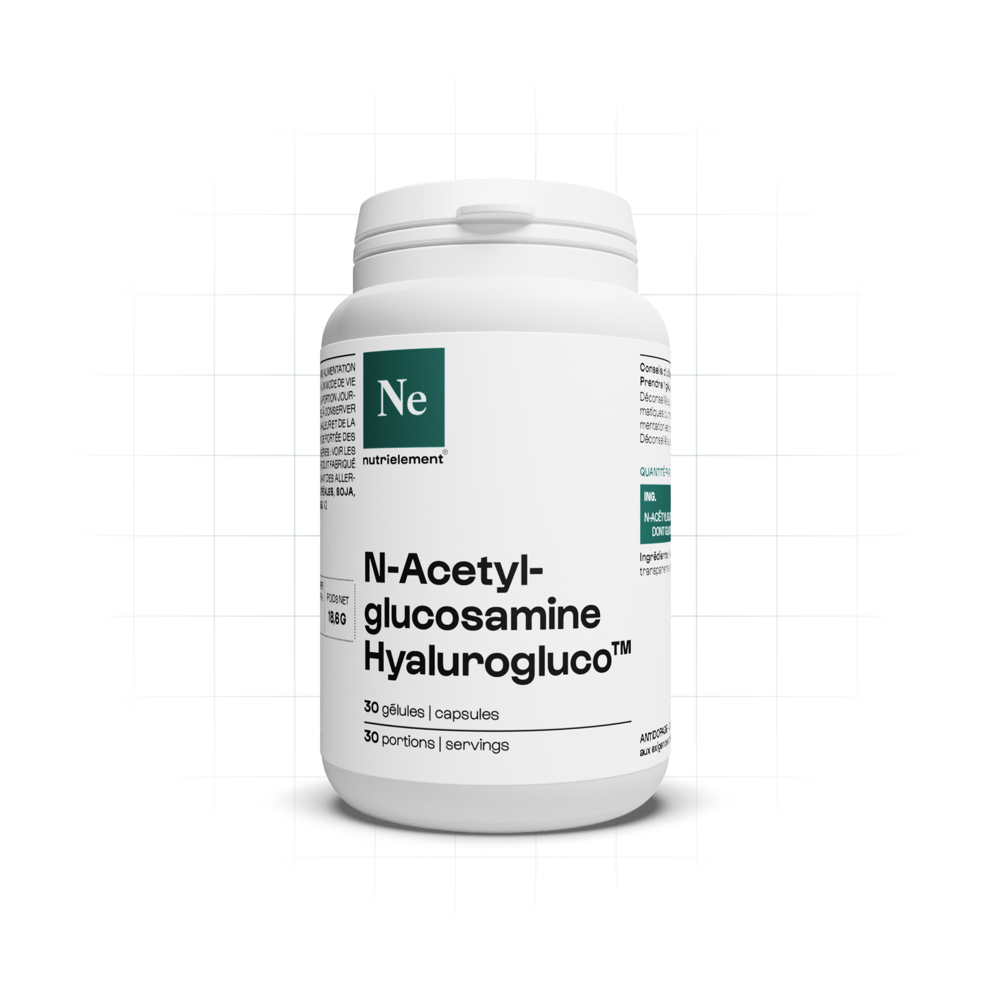 Glucosamine (N-Acetylglucosamine) Hyalurogluco™ en gélules