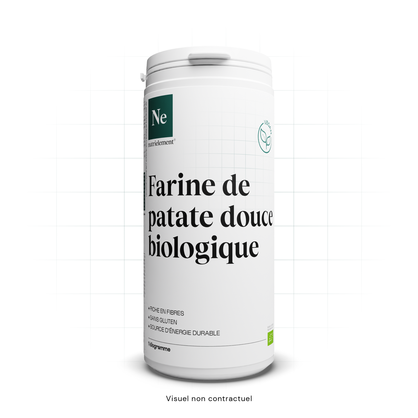 Farine de patate douce blanche biologique