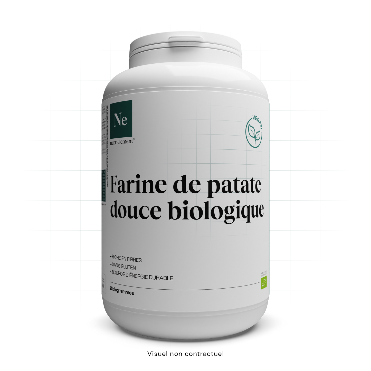 Farine de patate douce blanche biologique