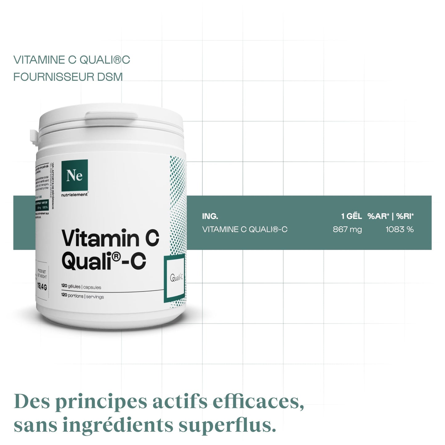 Vitamine C Quali®C en gélules